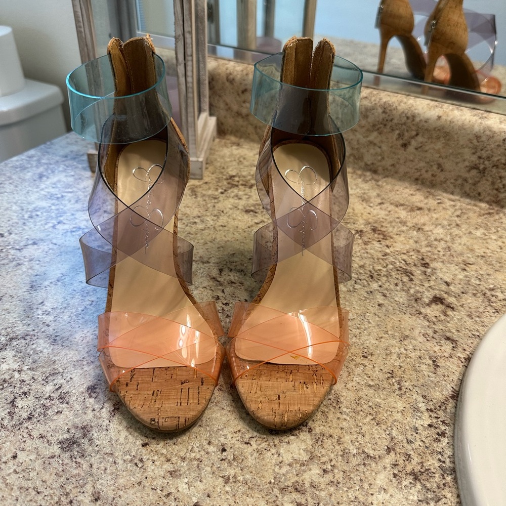 JELLY HEELS!! 🌈Jessica Simpson JP-Jullry Heels size 6